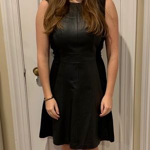 My Tribe black leather dress XS